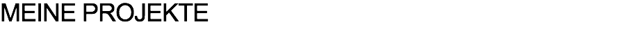 MEINE PROJEKTE